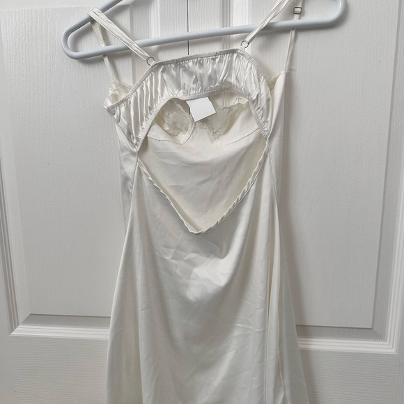 white lace cami slip dress - Picture 2 of 5